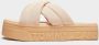 Tommy Hilfiger Tommy Jeans Flatform Sandal Open Teen beige - Thumbnail 3