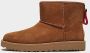 Ugg Classic Mini Logo laarzen voor Dames in Brown - Thumbnail 5
