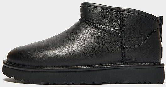 Ugg Classic Ultra Mini Leather Boots Dames Black- Dames Black