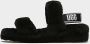 Ugg Oh Yeah Slide Dames Slippers en Sandalen Black Leer Foot Locker - Thumbnail 5