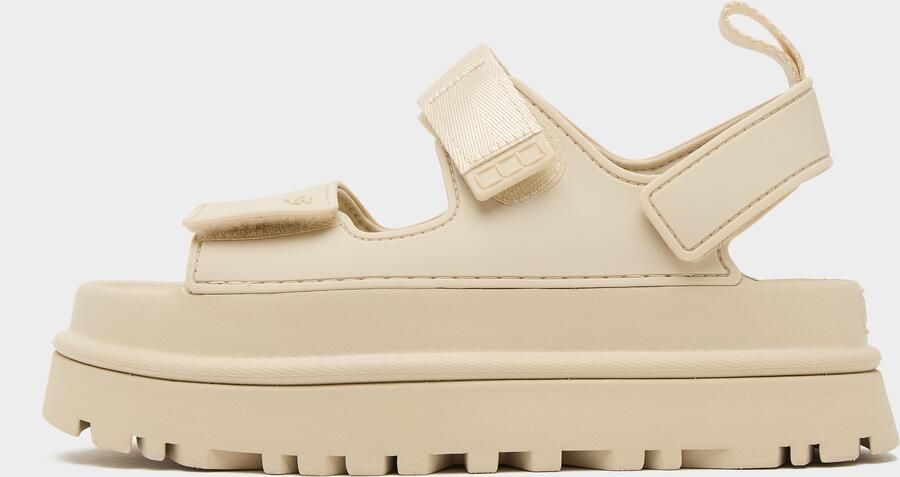 UGG Plateausandalen Goldenglow zomerschoen strandschoen plateausandaal met klittenbandsluitingen - Foto 16