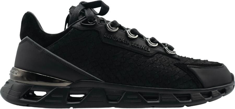 Benjamin Berner Razor Sneaker Zwart Black Heren