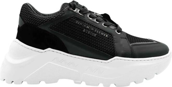 Benjamin Berner Black Matt Nappa Sneaker