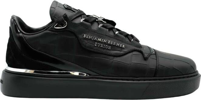 Benjamin Berner Matt Crocodile Sneaker