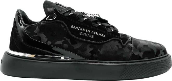 Benjamin Berner Reflective Camouflage Calfskin Sneaker