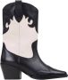 Bronx Westerse Stijl Dames Cowboy Laarzen Black Dames - Thumbnail 2