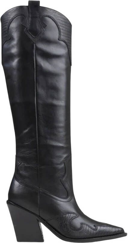 Bronx dames westernboot new kole zwart wit - Foto 3