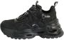 Buffalo Triplet Hollow Vegan Nappa Sneakers zwart Polyurethaan Street wear - Thumbnail 4