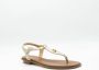 Michael Kors Mallory thong pale gold Goud - Thumbnail 8