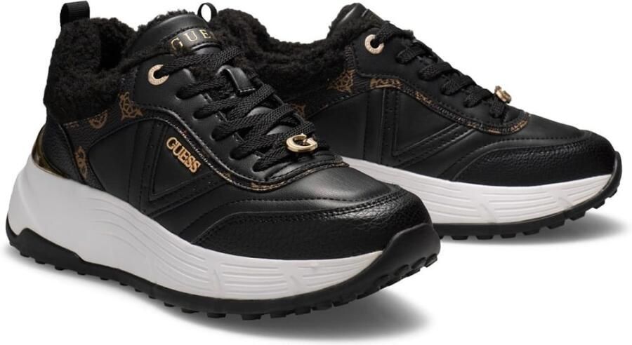 Guess Facter Hardloopschoenen Van Imitatieleer - Foto 6