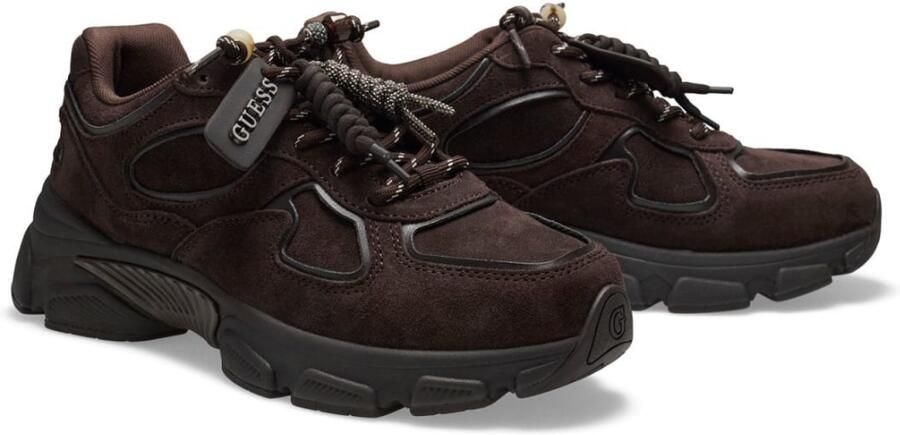 Guess Irrina Sneakers Van Echt Leer - Foto 12