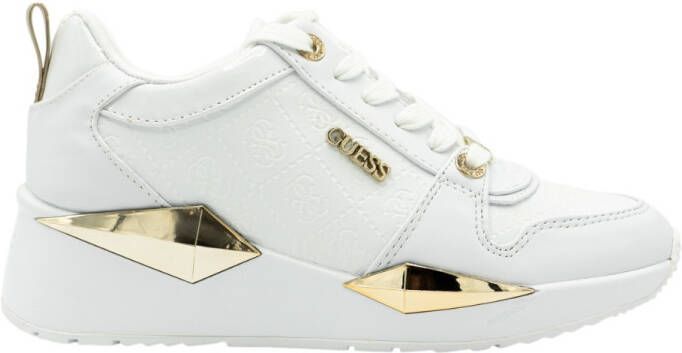 GUESS Tallyn Active Lady Leather Lik Dames Sneakers Wit - Foto 4