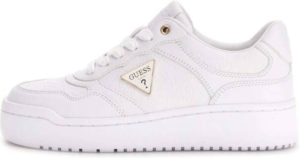 Guess Platte Polyethyleen Damesschoenencollectie White Dames - Foto 10