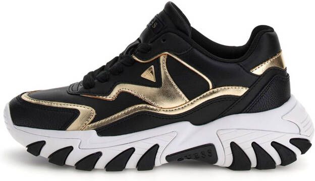 Guess Zwarte Veterschoenen Dames Herfst Winter Multicolor Dames - Foto 5