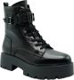Guess Zwarte Veters Polyurethaan Laarzen Black Dames - Thumbnail 39