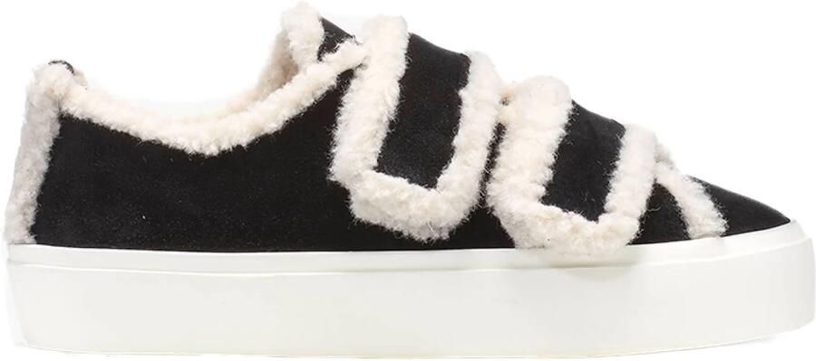 INUIKII Winterlaarzen Shearling Low Velcro in zwart - Foto 3