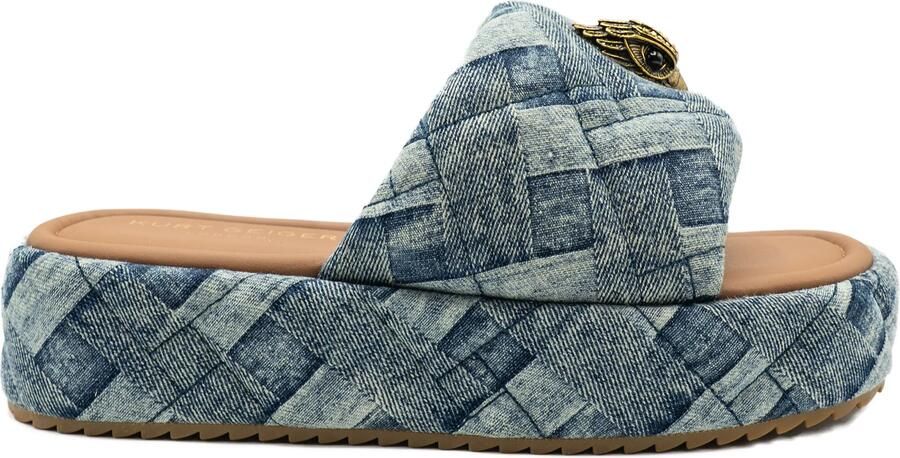 Kurt Geiger Dames Slipper Blauw 2017888669 88 Kensington Puff Flatform - Foto 3