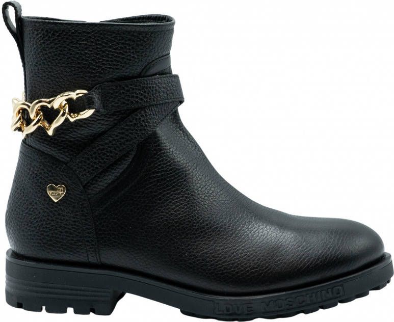 Love Moschino Boots & laarzen Sca Nod Gommac40 Vit Bottalato in zwart