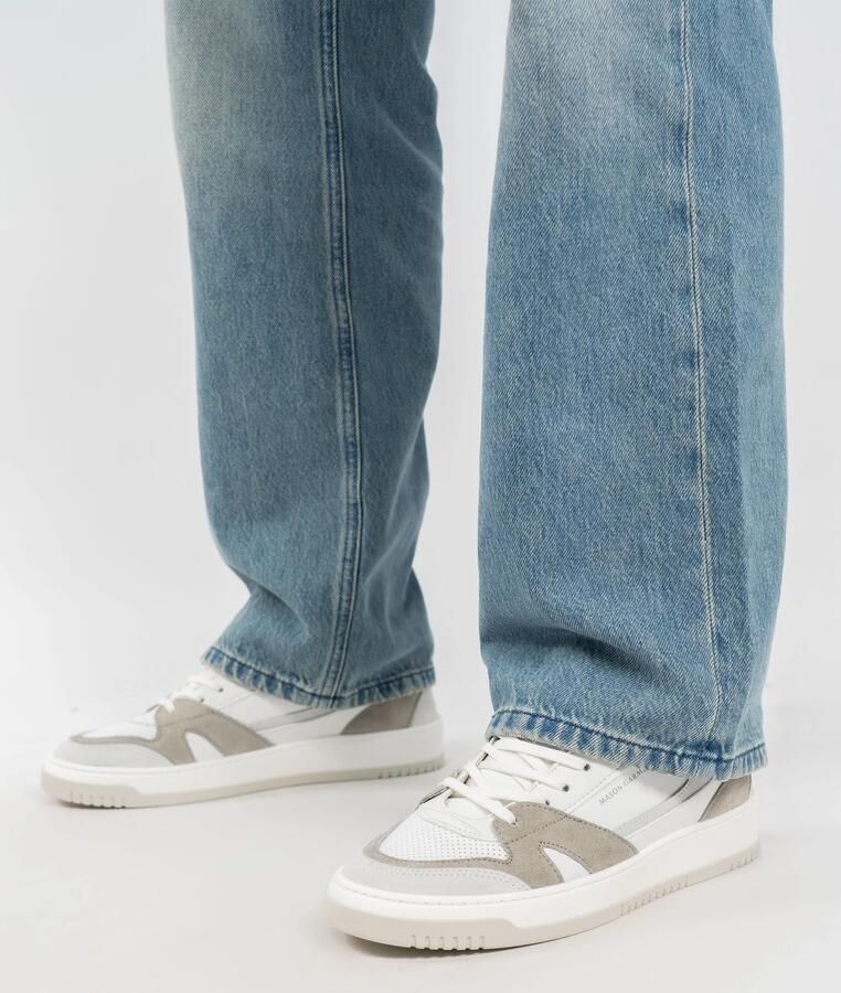 Mason Garments Lage Sneakers Heren Matera Primo Maat: 45 Materiaal: Leer Kleur: Wit - Foto 3