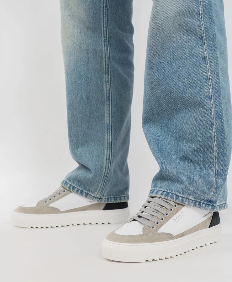 Mason Garments Lage Sneakers Heren Tia Ludico Maat: 45 Materiaal: Leer Kleur: Wit - Foto 4