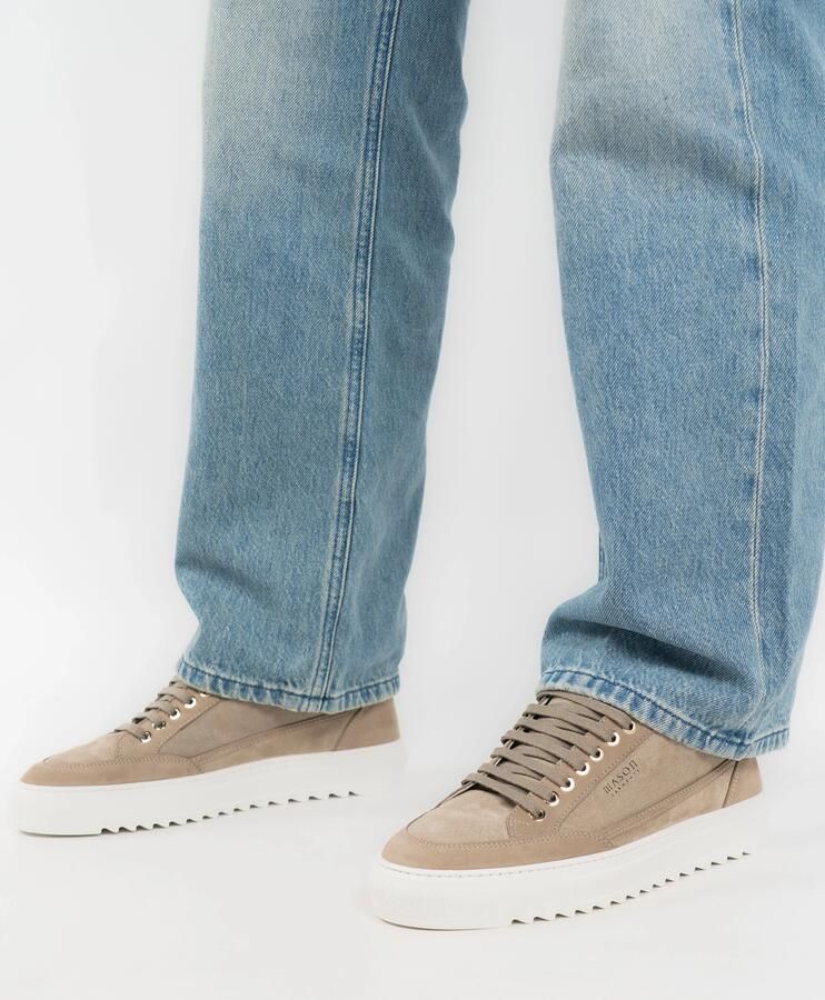 Mason Garments Lage Sneakers Heren Tia Miscuglio Maat: 41 Materiaal: Suède Kleur: Taupe - Foto 3
