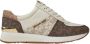 Michael Kors Allie Sneaker Stijlvolle Sneakers Beige Dames - Thumbnail 2