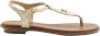 Michael Kors Dames Sandalen Mallory Thong Pale Gold Goud - Thumbnail 2