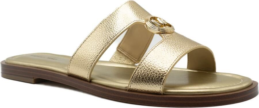 Michael Kors Erin Leather Flat Sandaal - Foto 2