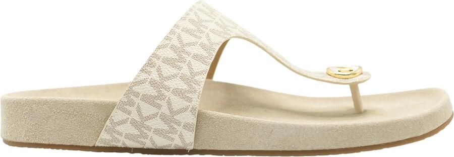 Michael Kors Stijlvolle Zomer Slippers Beige Dames - Foto 2