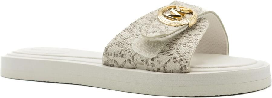 Michael Kors Signature Logo Slide Sandaal - Foto 3