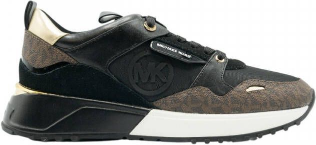 Michael Kors Theo Classic Logo Print Low top Sneakers Zwart Dames - Foto 7