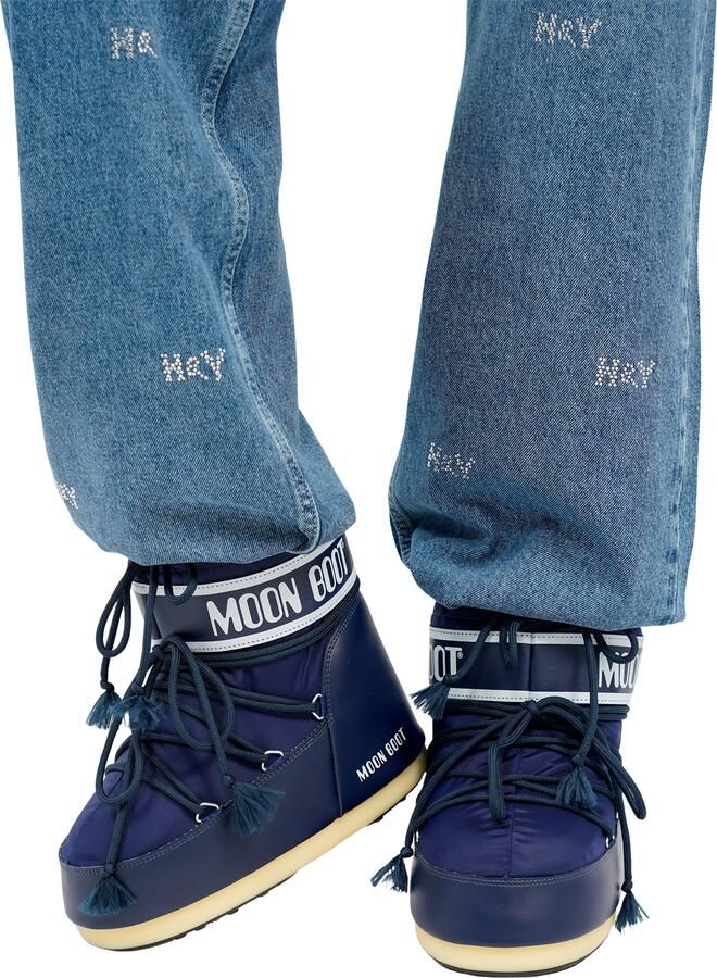 MOON BOOT Snowboots Dames Icon Low Nylon Maat: 39 41 Materiaal: Nylon Kleur: Blauw - Foto 9