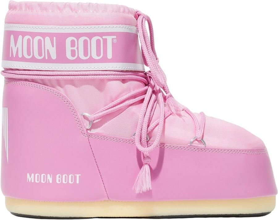 MOON BOOT Snowboots Dames Icon Low Nylon Textiel Roze - Foto 10