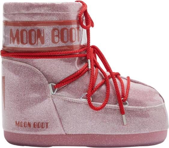 moon boot Snowboots Icon Low Pink Glitter