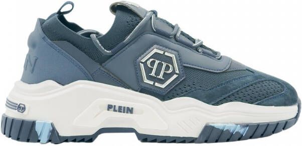 Philipp Plein Runner Hexagon Navy Sneaker - Foto 3