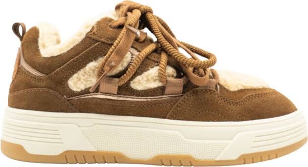 Steve Madden Bruine Suède Winter Sneakers - Foto 6