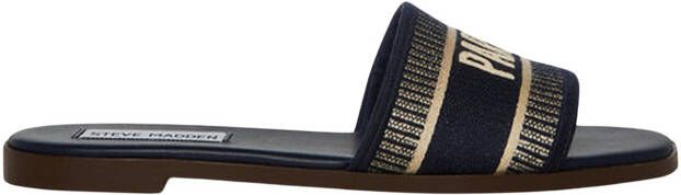 Steve Madden Slippers met statementstitching model 'KNOX' - Foto 4