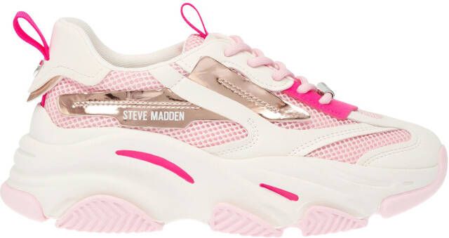 Steve Madden Possession-E chunky sneakers roze multi