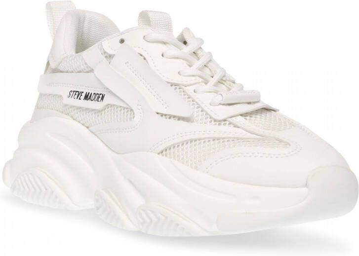 STEVE MADDEN Possession Wit Leer Lage sneakers Dames - Foto 15