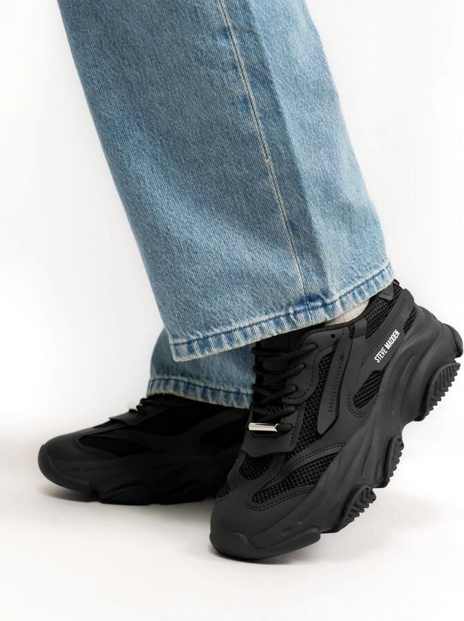 Steve Madden Possession-E Sneaker Dames Casual Schoenen Zwart Dames - Foto 15