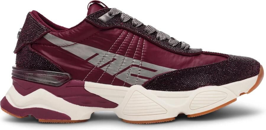 Steve Madden Dames Sneaker Setback-r Dark Cherry Lacq Bordeau - Foto 3