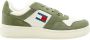 Tommy Hilfiger Groene Herensportschoenen Veters Contrast Logo Green Heren - Thumbnail 4