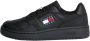 TOMMY JEANS Plateausneakers TJW RETRO BASKET ESS vrijetijdsschoen lage schoen veterschoen met zijlogo-vlag - Thumbnail 10