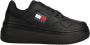 Tommy Hilfiger Zwarte Polyester Casual Sneaker voor Vrouwen Black Dames - Thumbnail 3