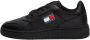 TOMMY JEANS Plateausneakers TJW RETRO BASKET ESS vrijetijdsschoen lage schoen veterschoen met zijlogo-vlag - Thumbnail 8