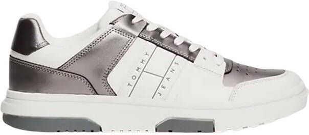 TOMMY JEANS Plateausneakers THE BROOKLYN METALLIC vrijetijdsschoen lage schoen veterschoen met zijlogo - Foto 5
