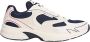 Tommy Jeans leren sneakers wit donkerblauw - Thumbnail 8
