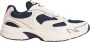 Tommy Jeans leren sneakers wit donkerblauw - Thumbnail 3