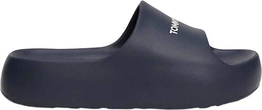 TOMMY JEANS Slippers TJW CHUNKY FLATFORM SLIDE plateau zomerschoen slippers met contrasterende logo-opdruk - Foto 6