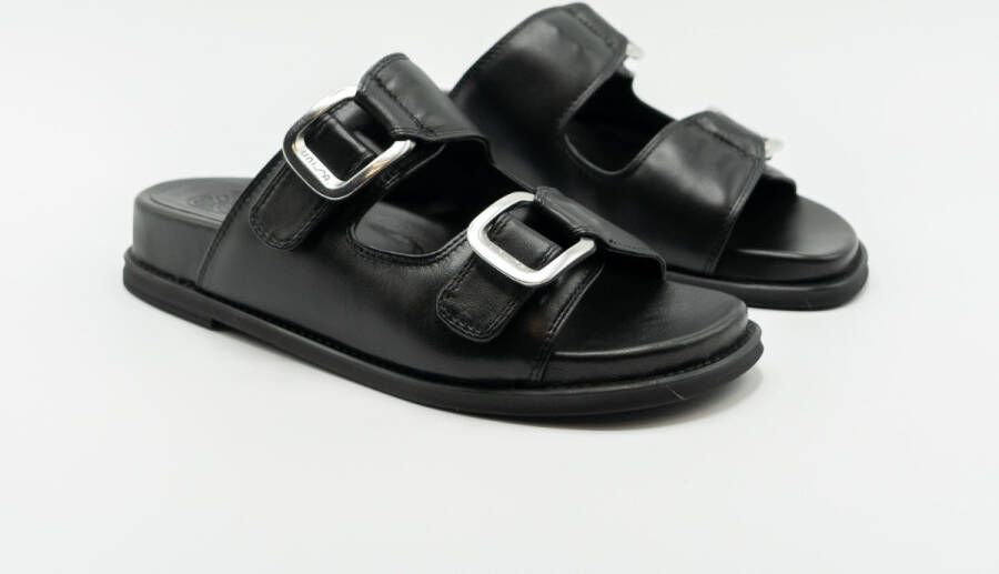 Unisa Cutler Double Buckle Slippers Zwart Dames - Foto 5